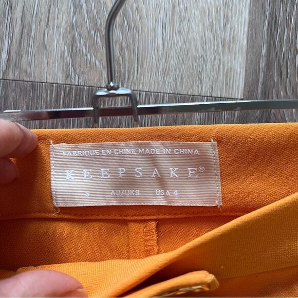 KEEPSAKE the label orange high rise trouser‎ pants urban outfitters women’s 4 - Picture 7 of 9